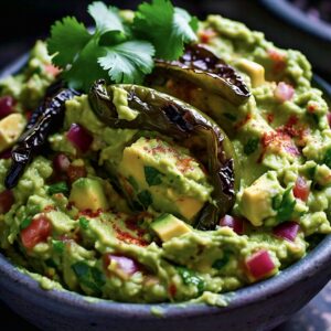 Smoky Guacamole dip