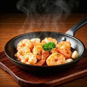 Read more about the article Sizzling Skillet of Garlic Shrimp A Flavorful Delight