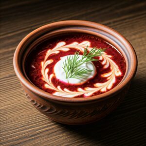 Read more about the article Authentic Borscht Recipe : A Hearty Ukrainian Beetroot Soup