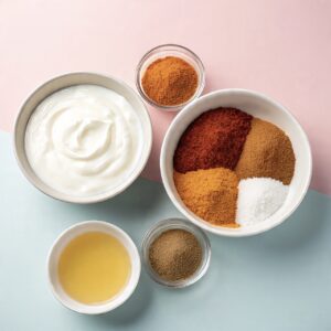 All spices for butter chicken